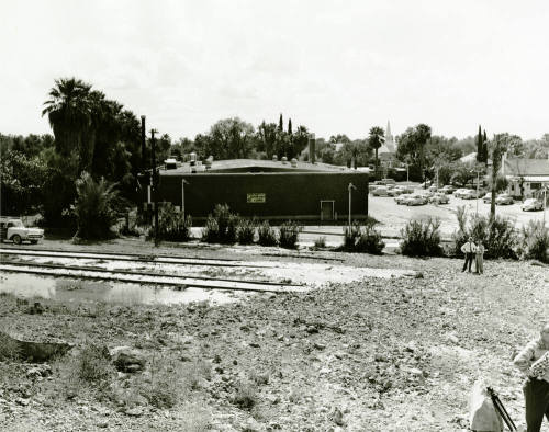 Railroad below Tempe Butte