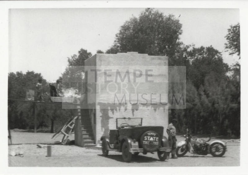 Construction of Tempe Beach Theatre