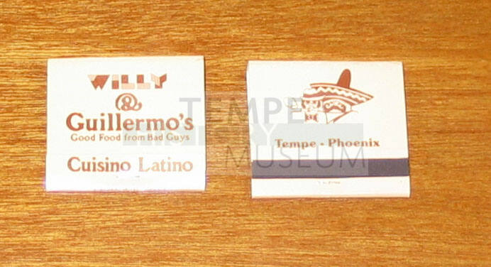 Guillermo's restaurant matchbook