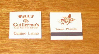 Guillermo's restaurant matchbook