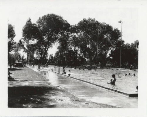 Swimmers at Tempe Beach Pool