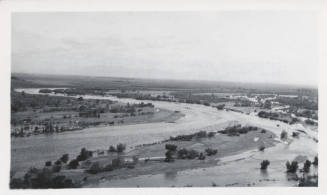 View of Salt River East of Tempe Butte