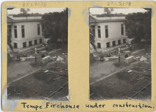 Construction of Tempe Firehouse