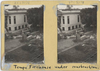 Construction of Tempe Firehouse