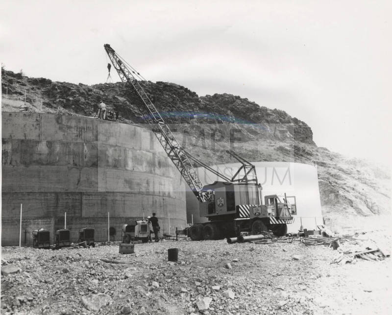 Construction of Water Tank on Hayden Butte