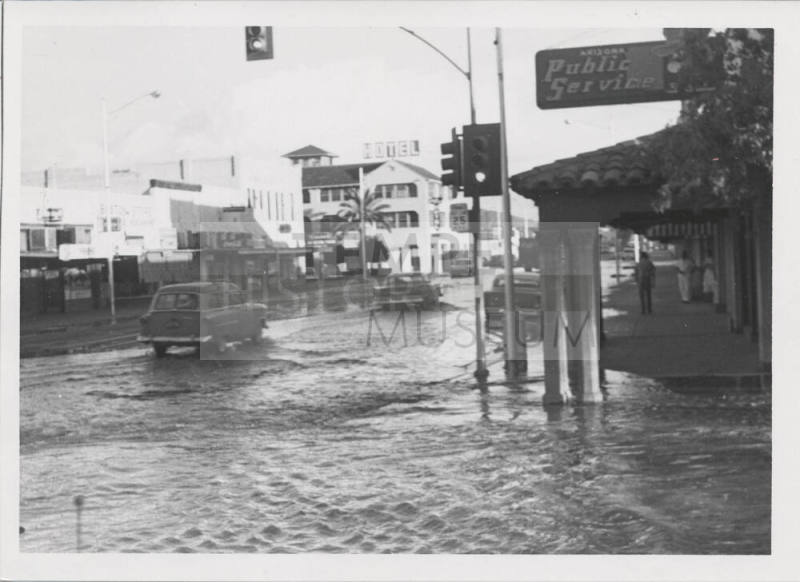 Flood at Mill Avenue and Fifth Street