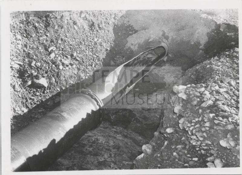 Ruptured Water Line Break