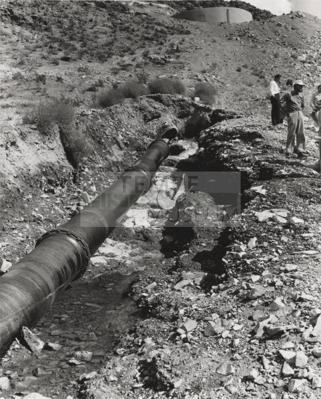 Broken Water Main - Tempe Butte
