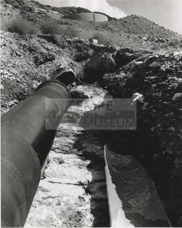 Broken Water Main, Tempe Butte