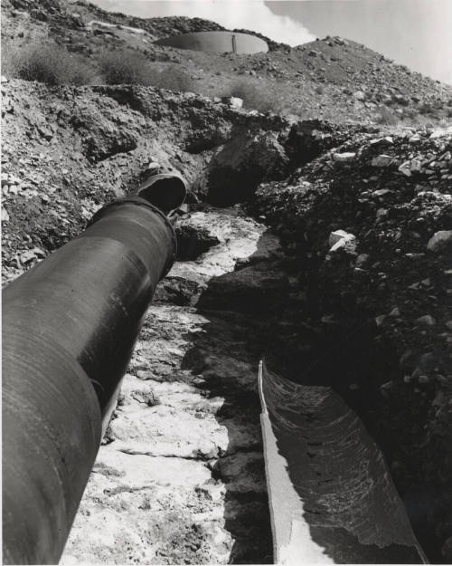 Broken Water Main, Tempe Butte