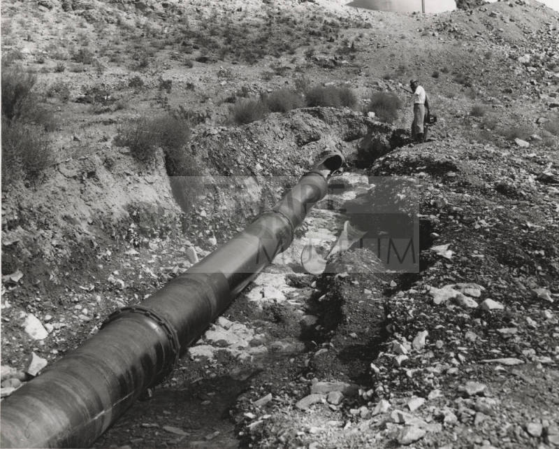 Broken Water Main at Tempe Butte
