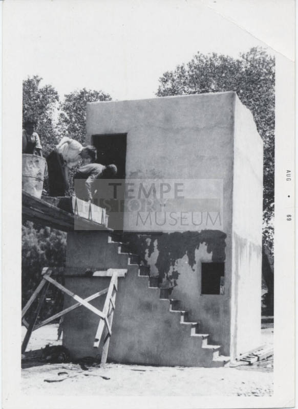 Construction of Tempe Beach Theater