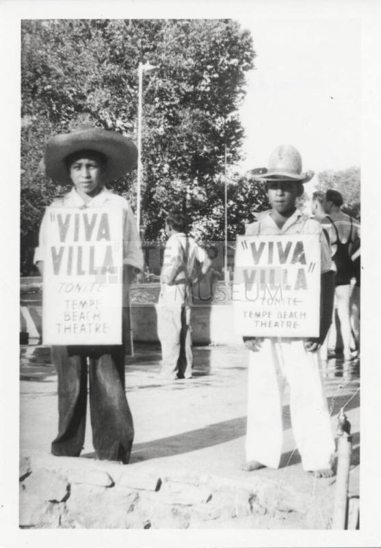 Tempe Beach Theatre Sandwich Board Boys