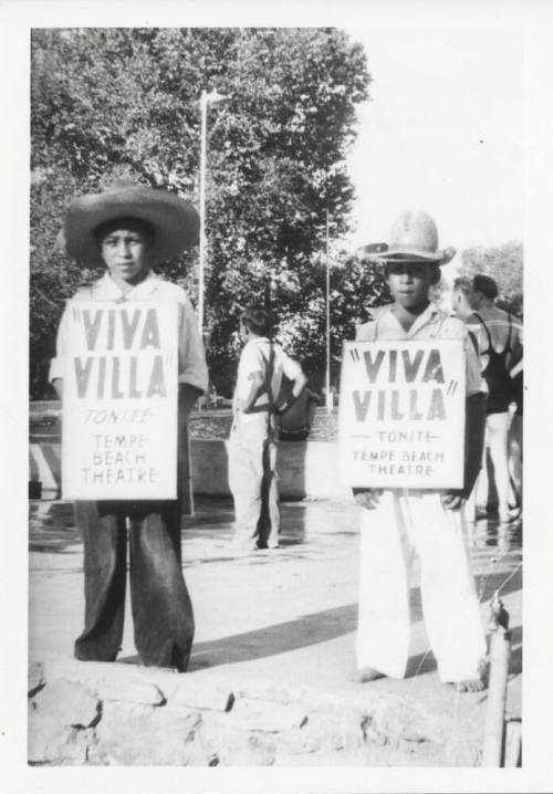 Tempe Beach Theatre Sandwich Board Boys
