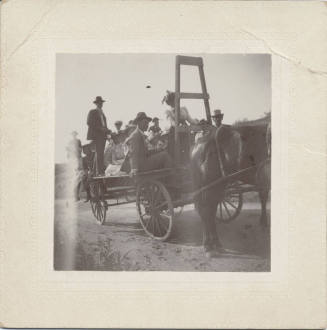 Bob Finch with Group on Hayride