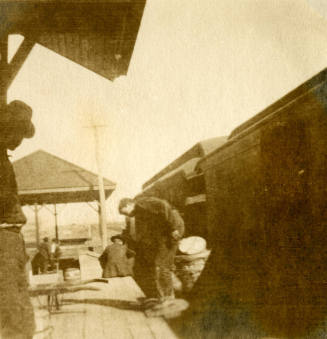 Unloading Railcar at Tempe Railroad Depo