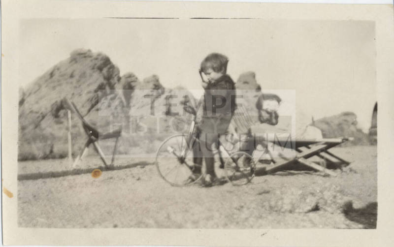 Child on Tricycle at Papago Park