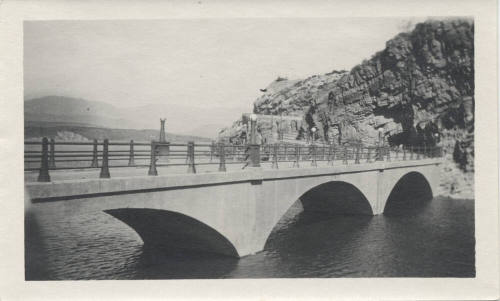 Automobile Bridge at Roosevelt Dam