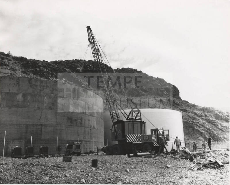 Construction of Water Tank on Hayden Butte