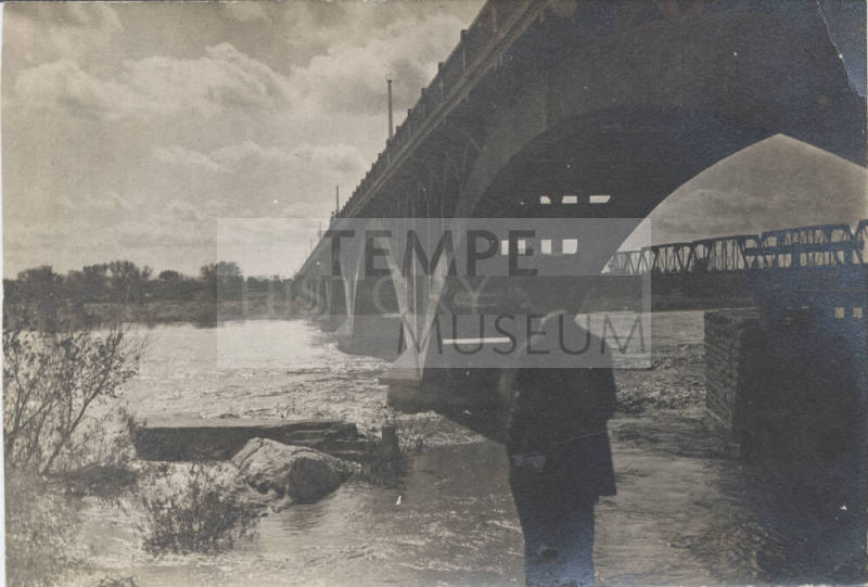 Postcard-Tempe Bridge (Ash Ave Bridge)