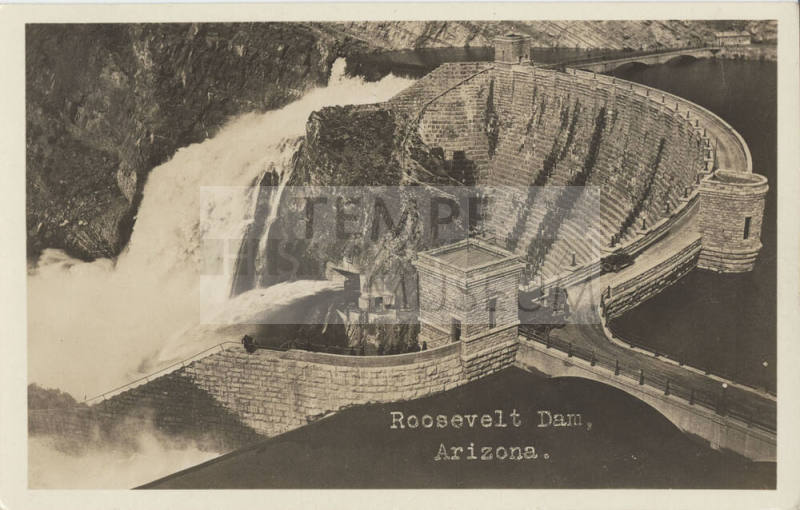 Aerial View of Roosevelt Dam