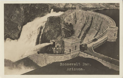 Aerial View of Roosevelt Dam
