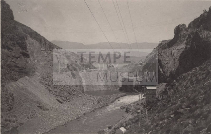 Partially Completed Roosevelt Dam