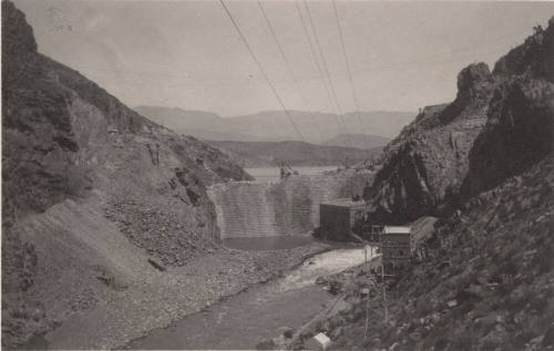Partially Completed Roosevelt Dam