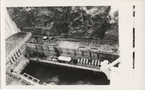 Top View of Powerhouse at Hoover Dam
