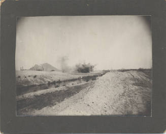Arizona Canal Flowing Through Desert