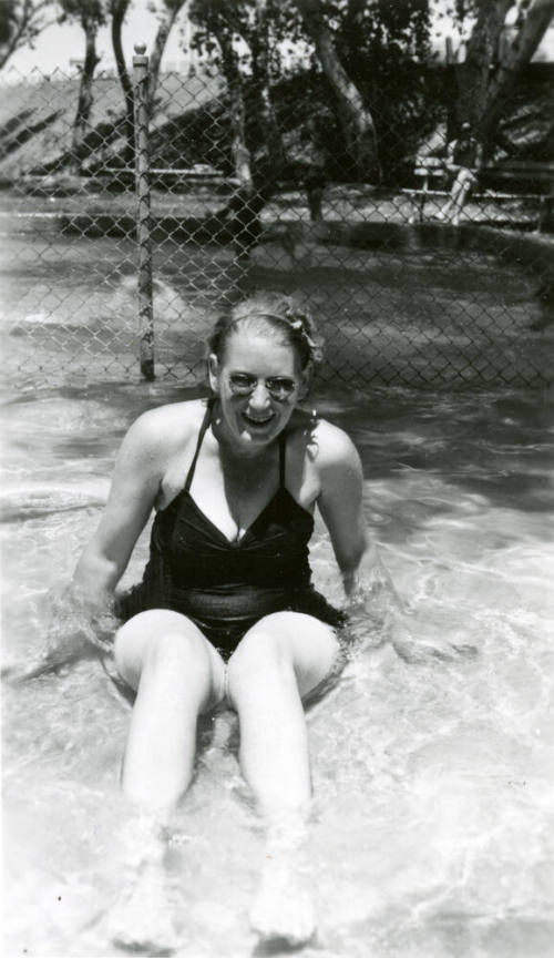 Lucile Hilgeman at Tempe Beach
