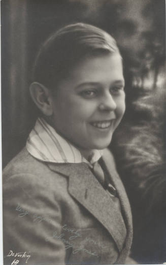 Autograph Portrait of Johnny Jones