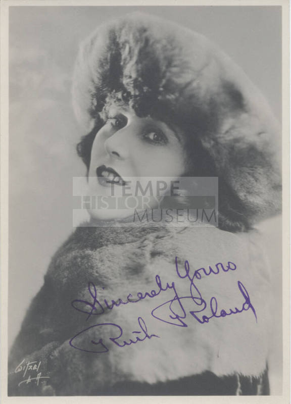 Autograph Portrait of Ruth Roland