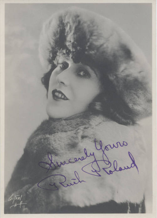 Autograph Portrait of Ruth Roland