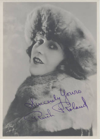 Autograph Portrait of Ruth Roland