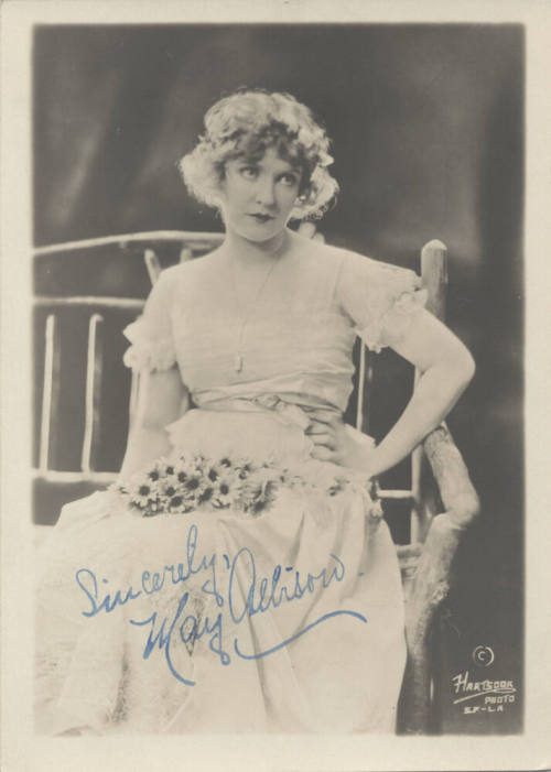Autograph Portrait of May Allison