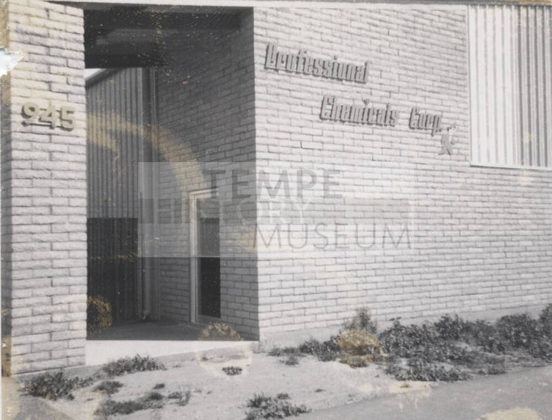 Professional Chemical Corporation - 945 South Hohokam Drive, Tempe, Arizona
