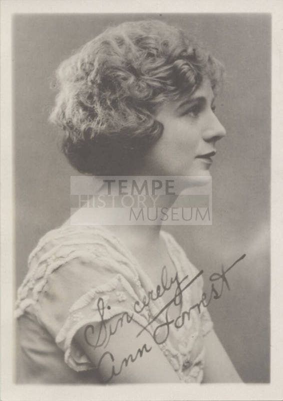 Autograph Portrait of Ann Forrest