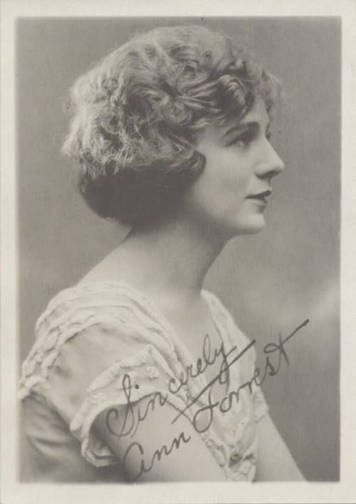 Autograph Portrait of Ann Forrest