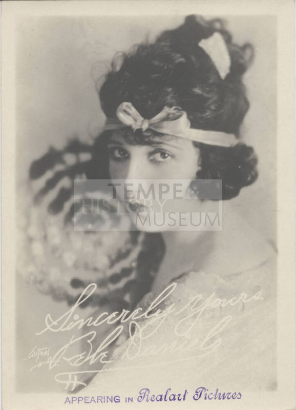 Autograph Portrait of Bebe Daniels