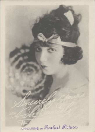 Autograph Portrait of Bebe Daniels