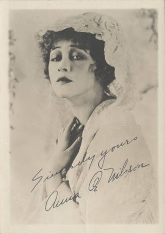 Autograph Portrait of Anna Q. Nilsson