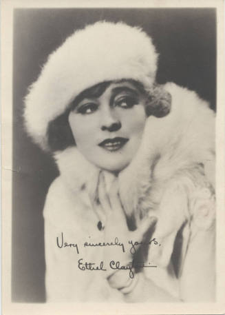 Autograph Portrait of Ethel Clayton
