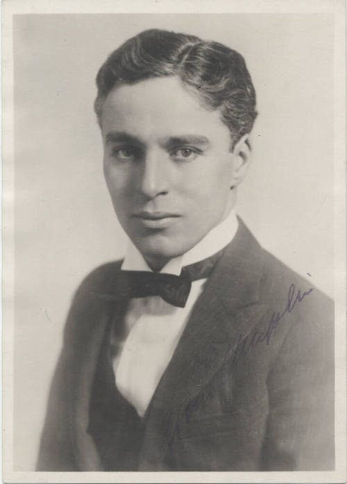 Autograph Portrait of Charles Chaplin