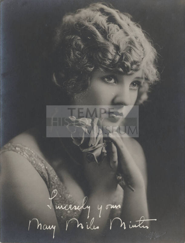 Autograph Portrait of Mary Miles Minter