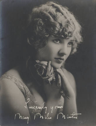 Autograph Portrait of Mary Miles Minter