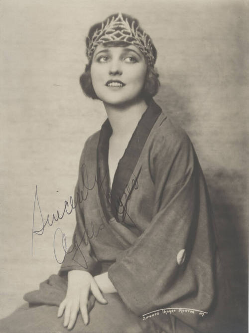 Autograph Portrait of Agnes Ayres