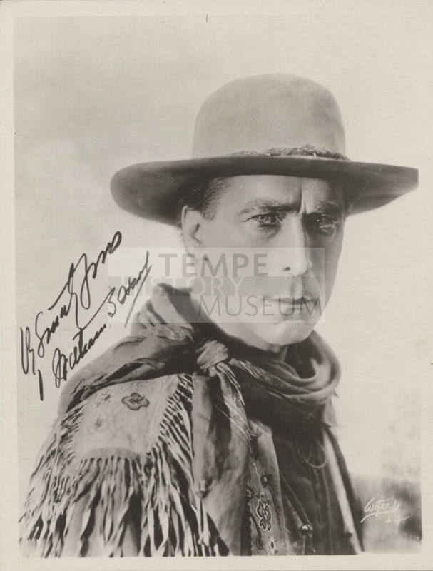 Autograph Portrait of William S. Hart