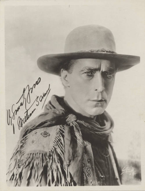 Autograph Portrait of William S. Hart