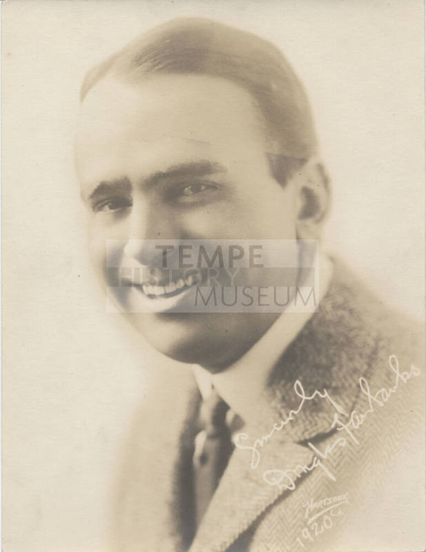Autograph Portrait of Douglas Fairbanks